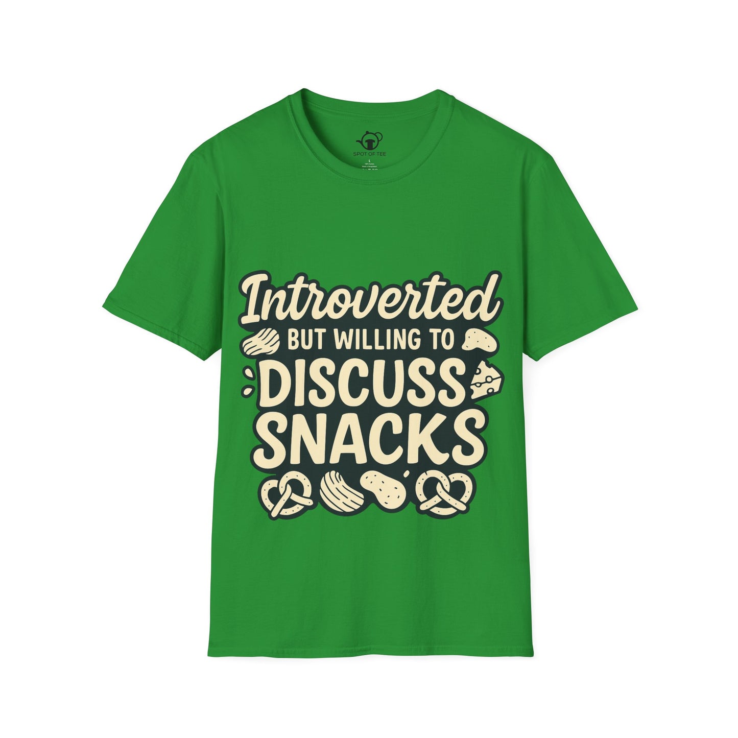Introverted but will dicuss snacks