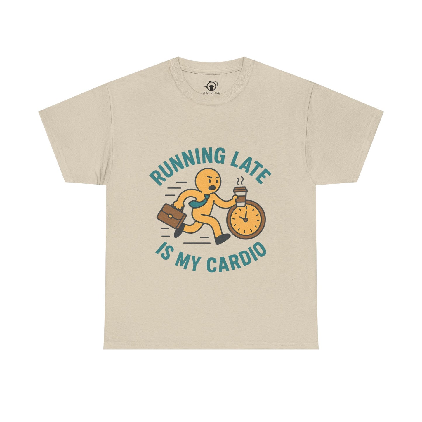 Running late is my cardio