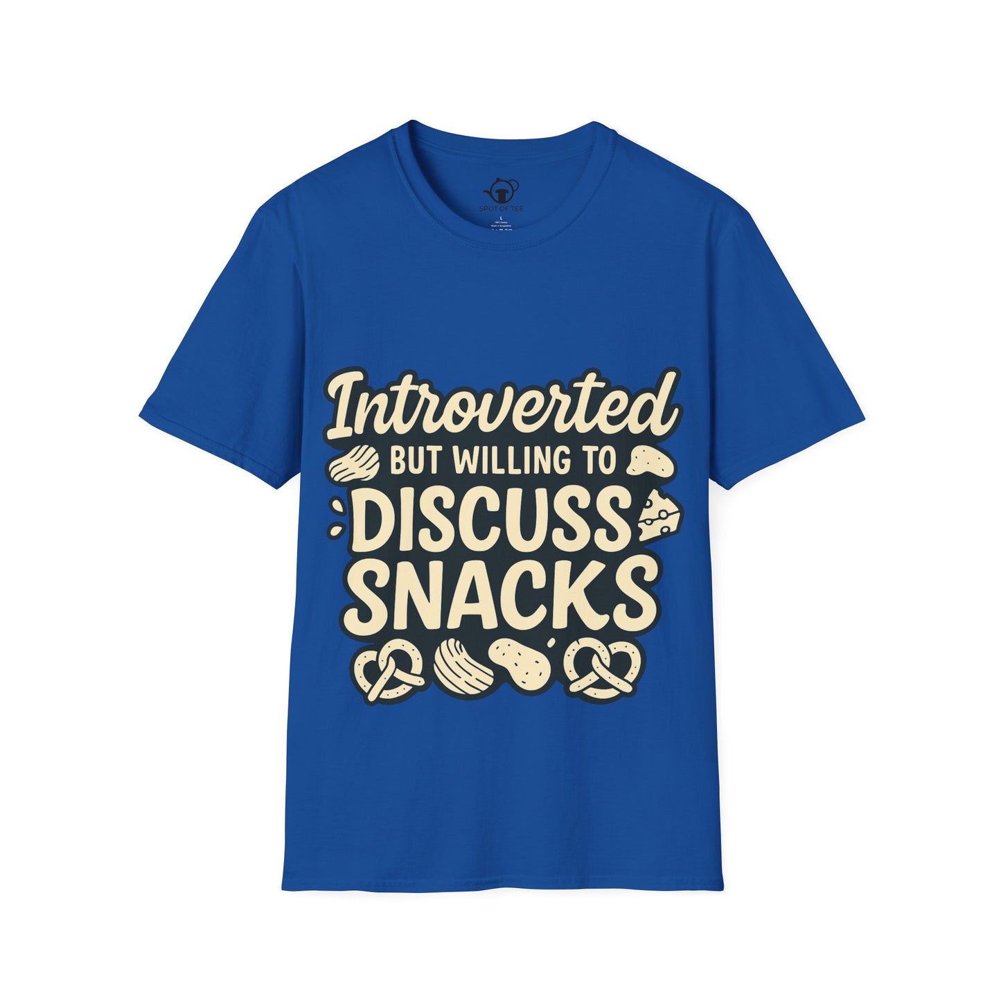 Introverted but will dicuss snacks