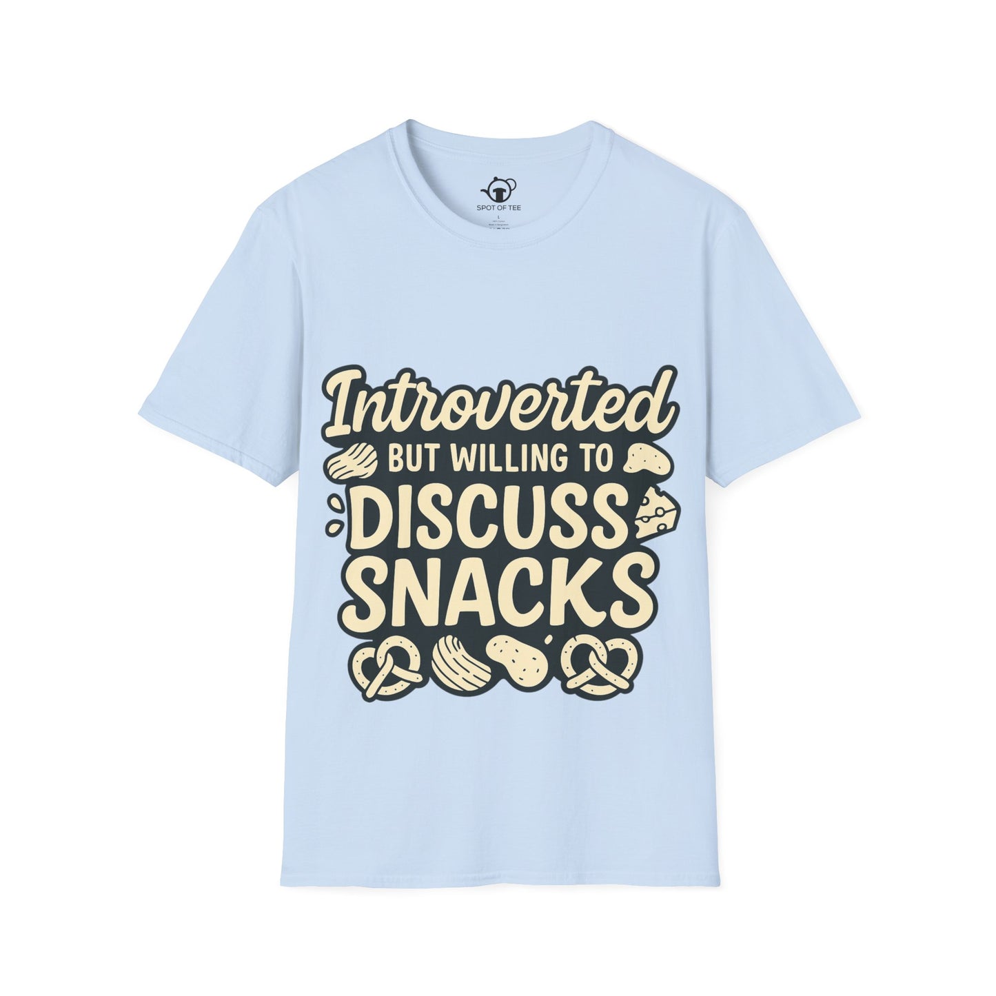 Introverted but will dicuss snacks