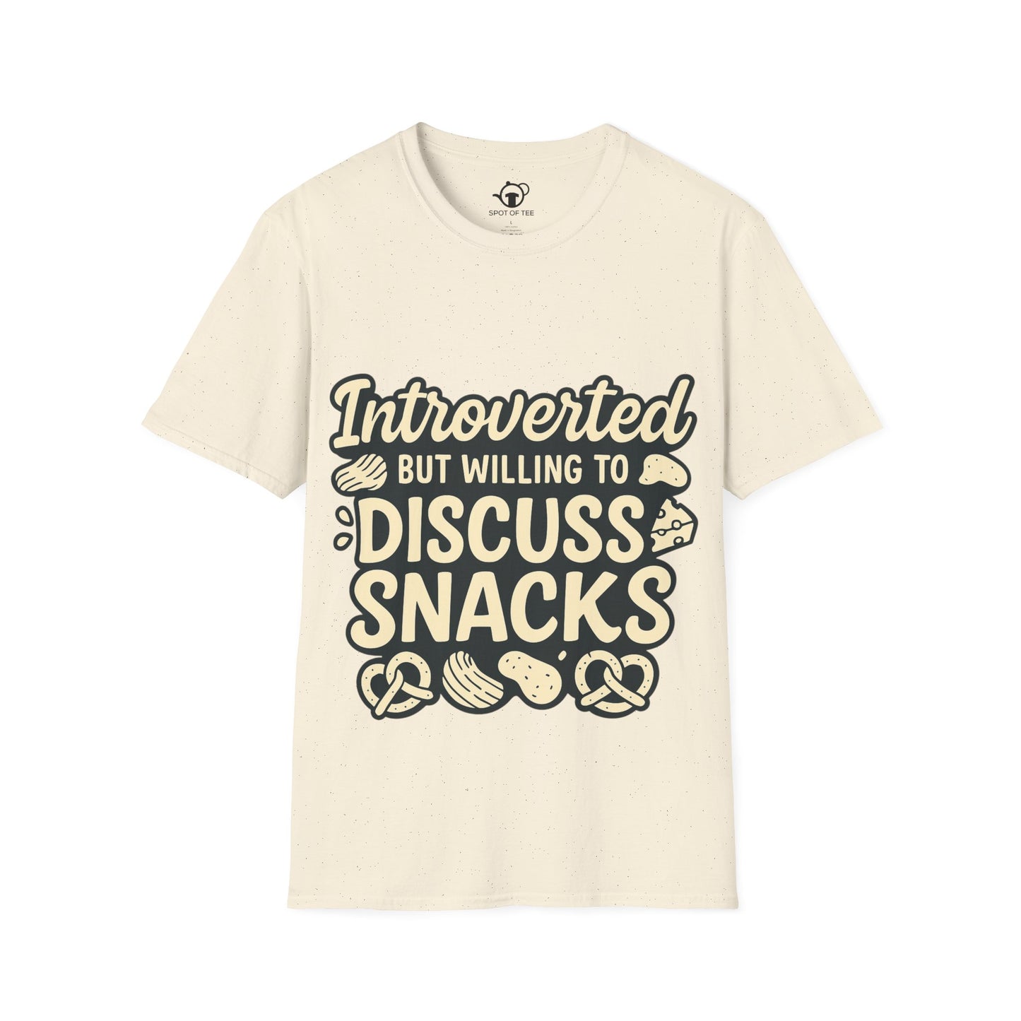 Introverted but will dicuss snacks