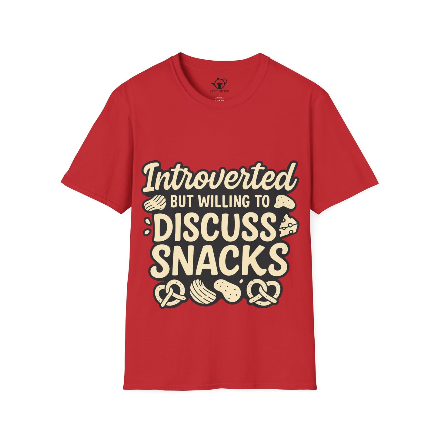 Introverted but will dicuss snacks