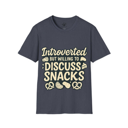 Introverted but will dicuss snacks