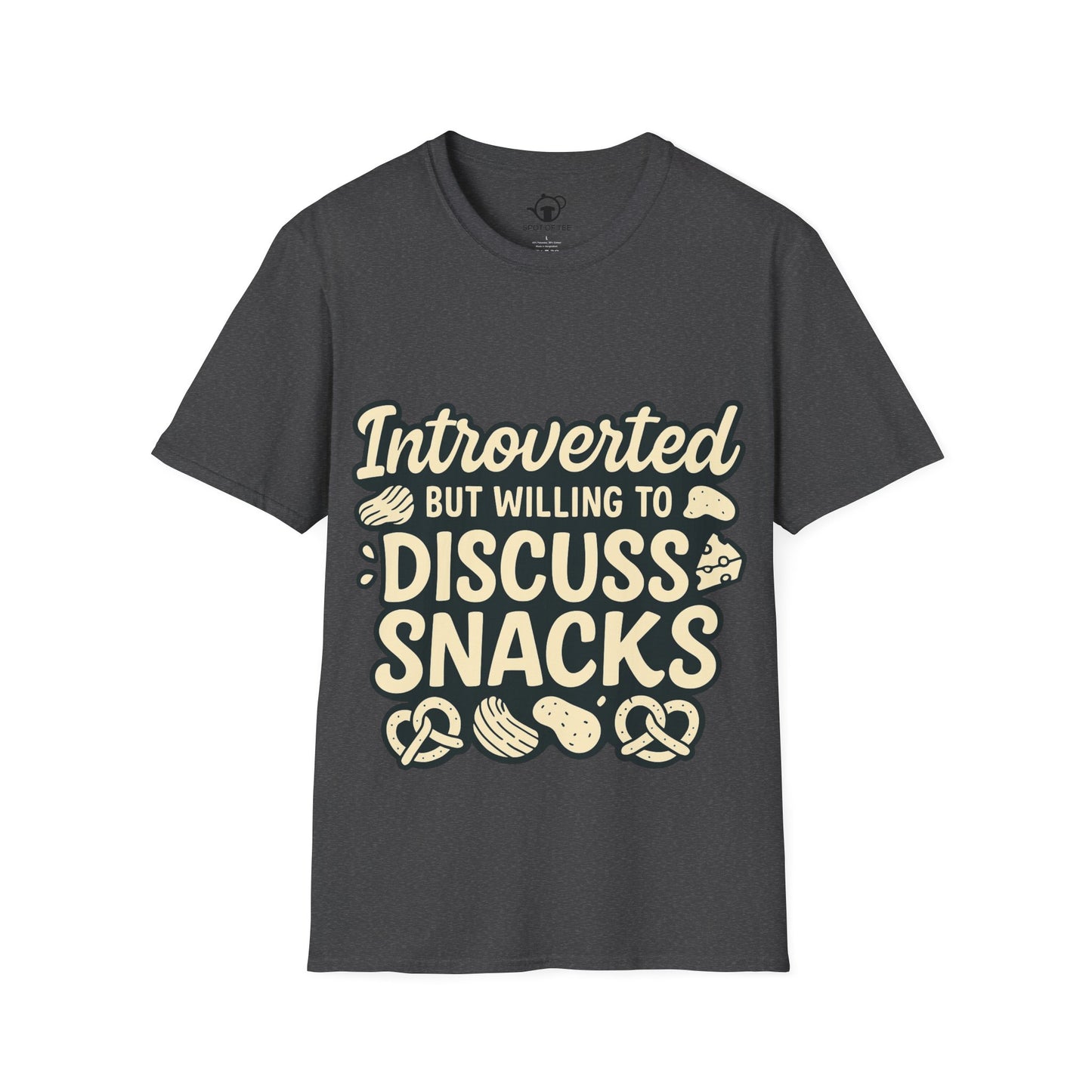 Introverted but will dicuss snacks