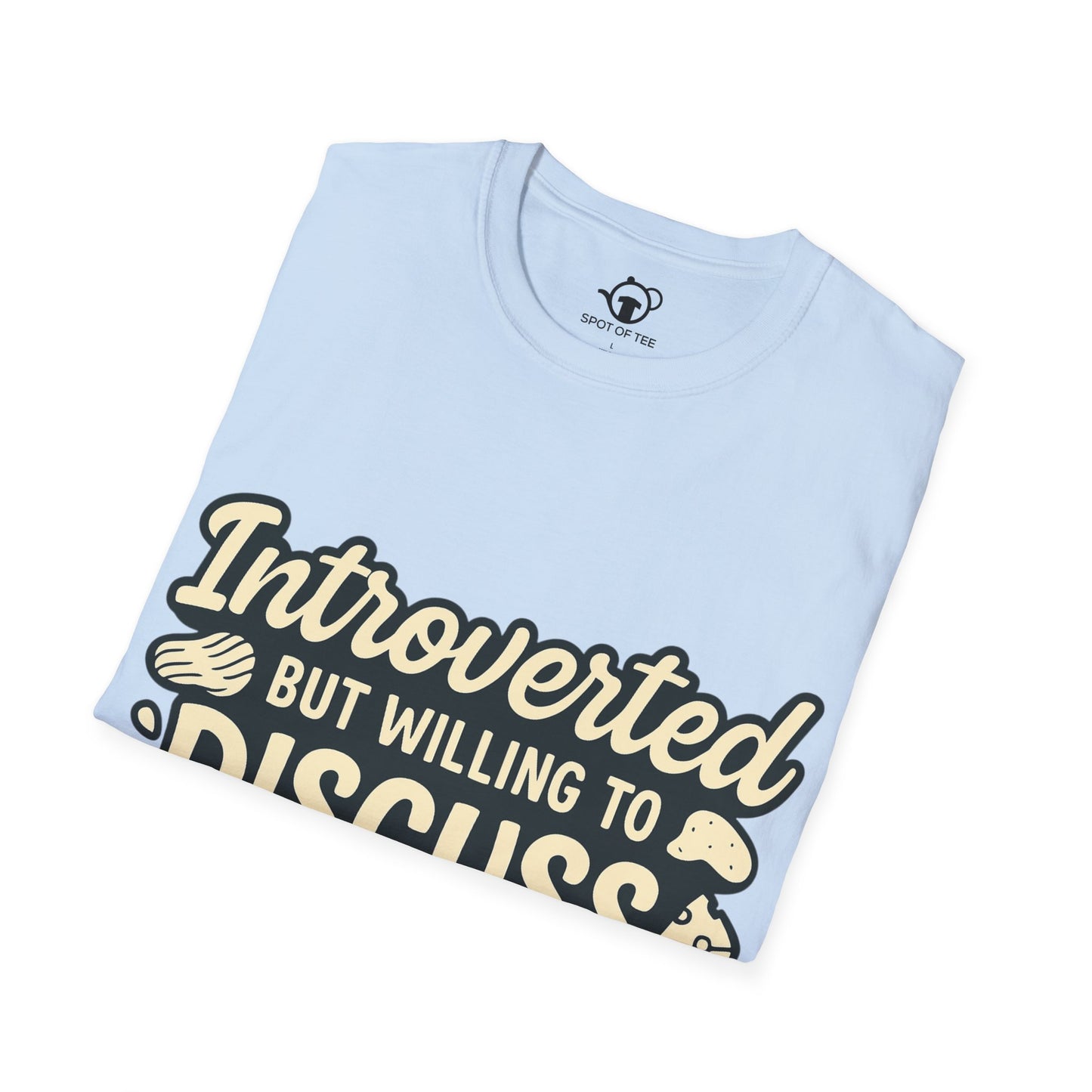 Introverted but will dicuss snacks