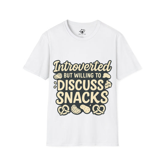 Introverted but will dicuss snacks