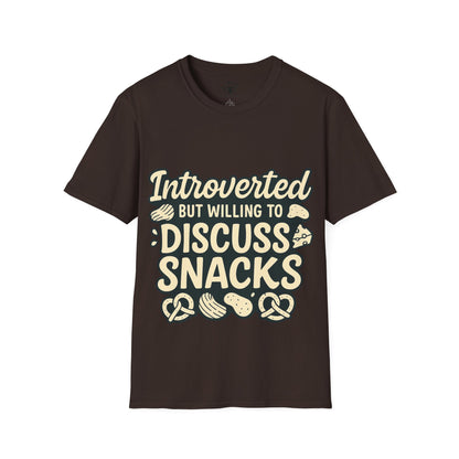 Introverted but will dicuss snacks