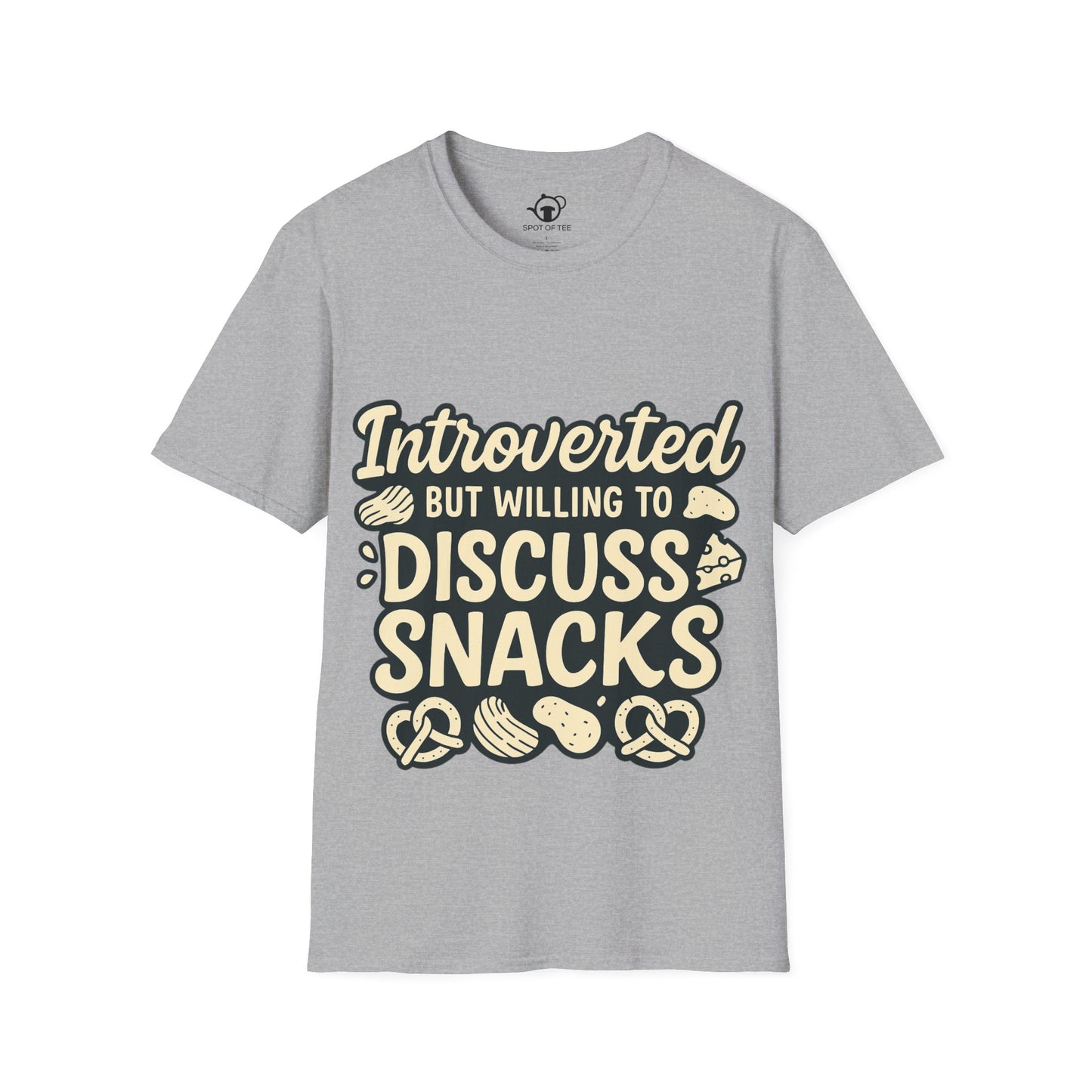 Introverted but will dicuss snacks