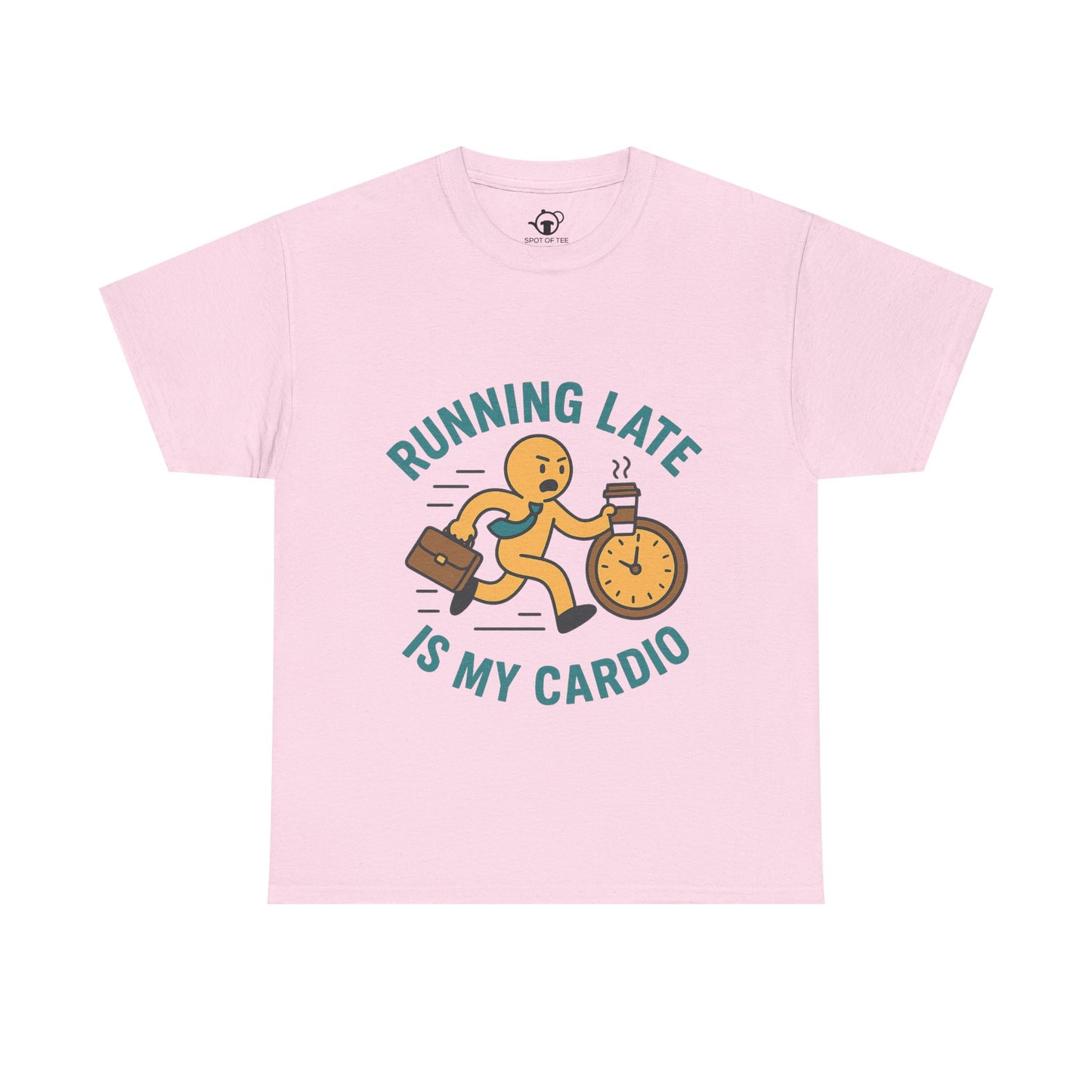 Running late is my cardio