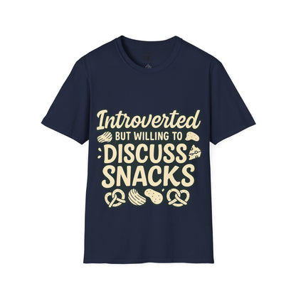 Introverted but will dicuss snacks