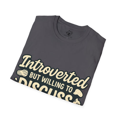Introverted but will dicuss snacks
