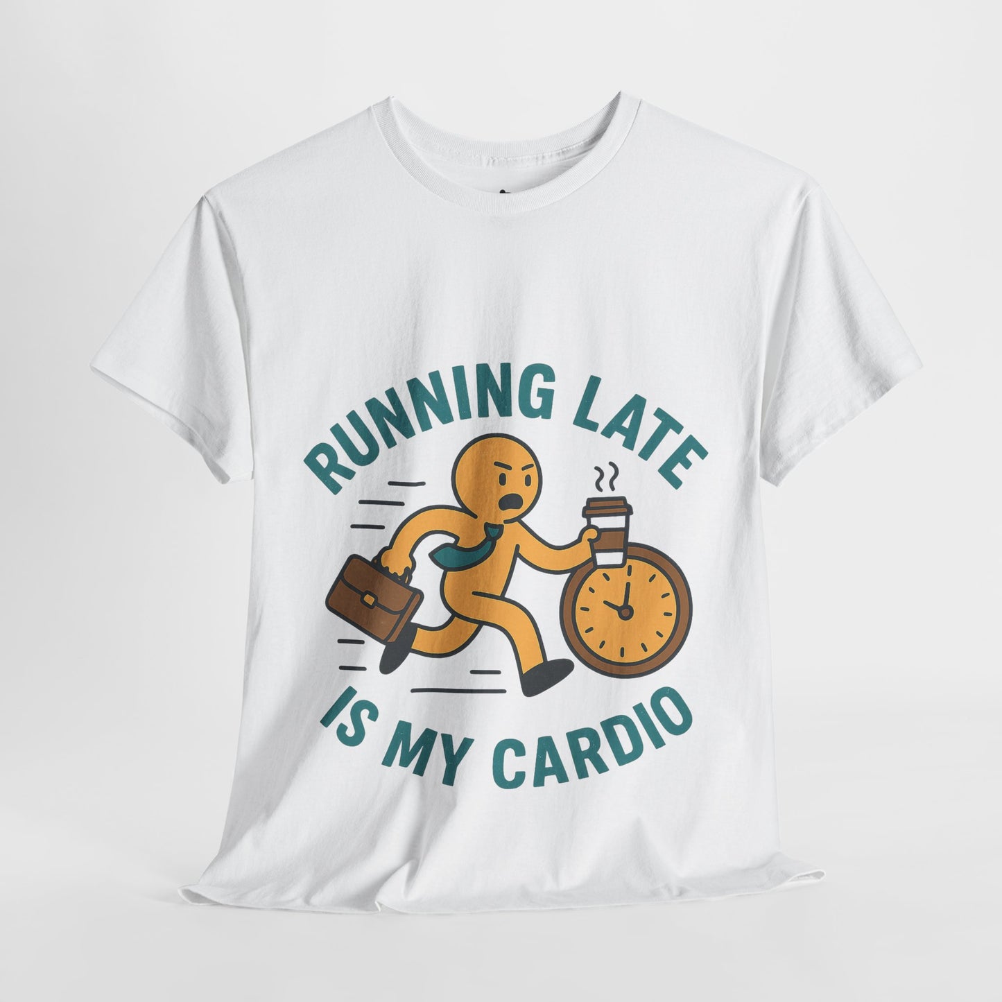Running late is my cardio