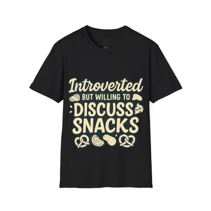 Introverted but will dicuss snacks