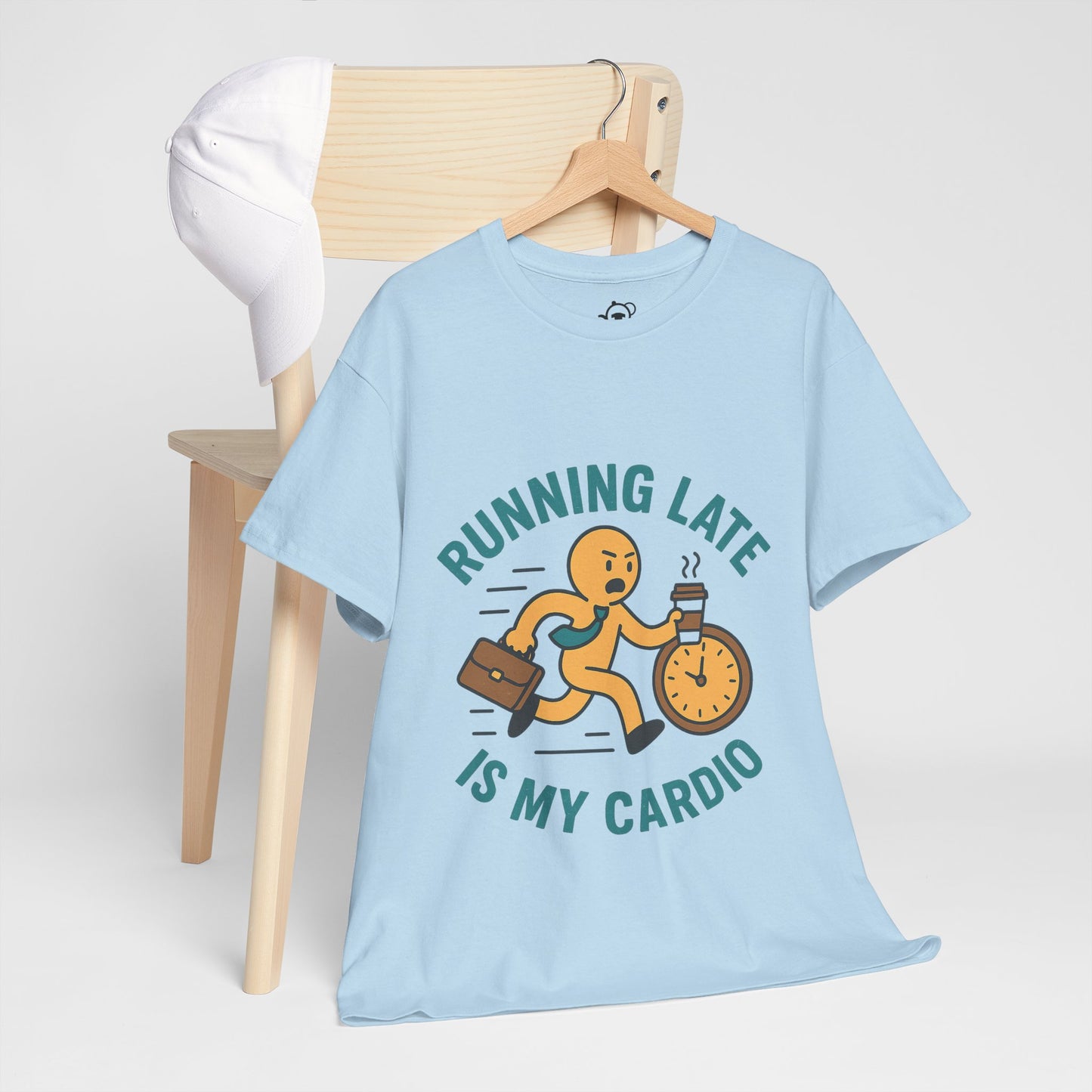 Running late is my cardio