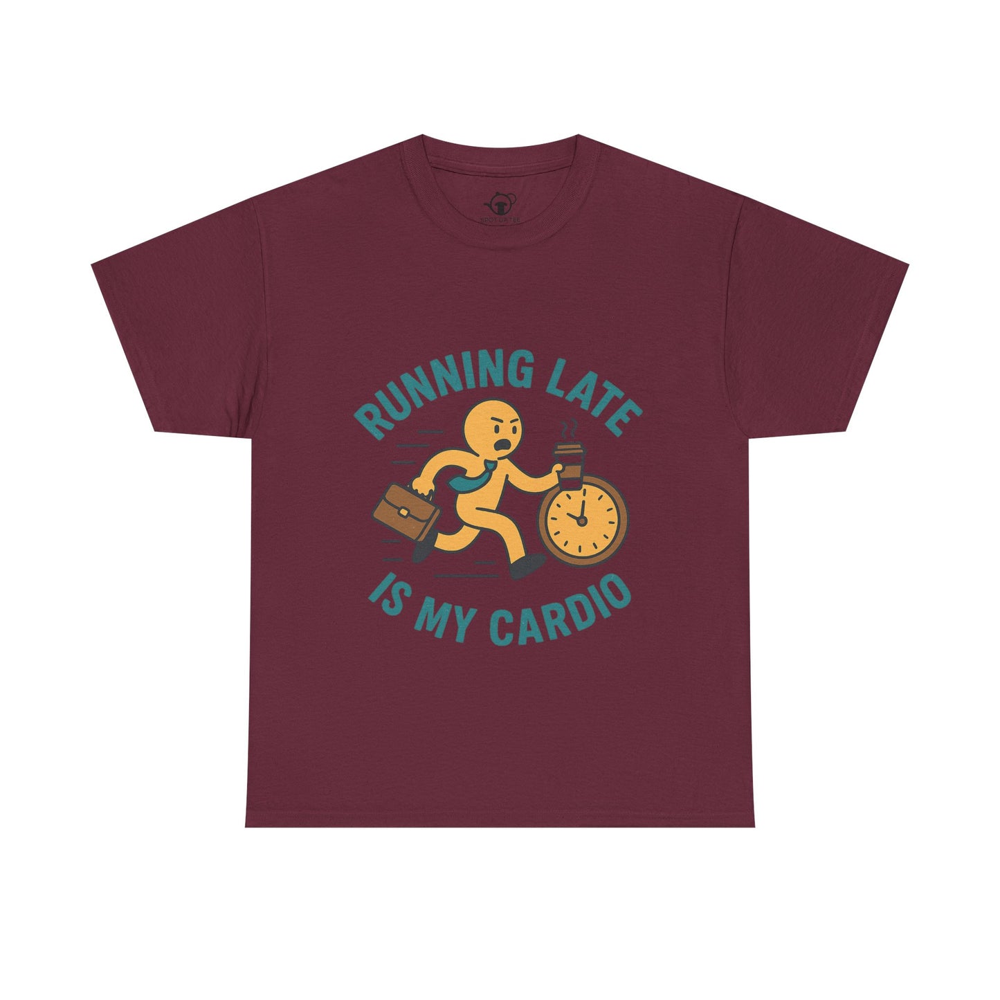 Running late is my cardio
