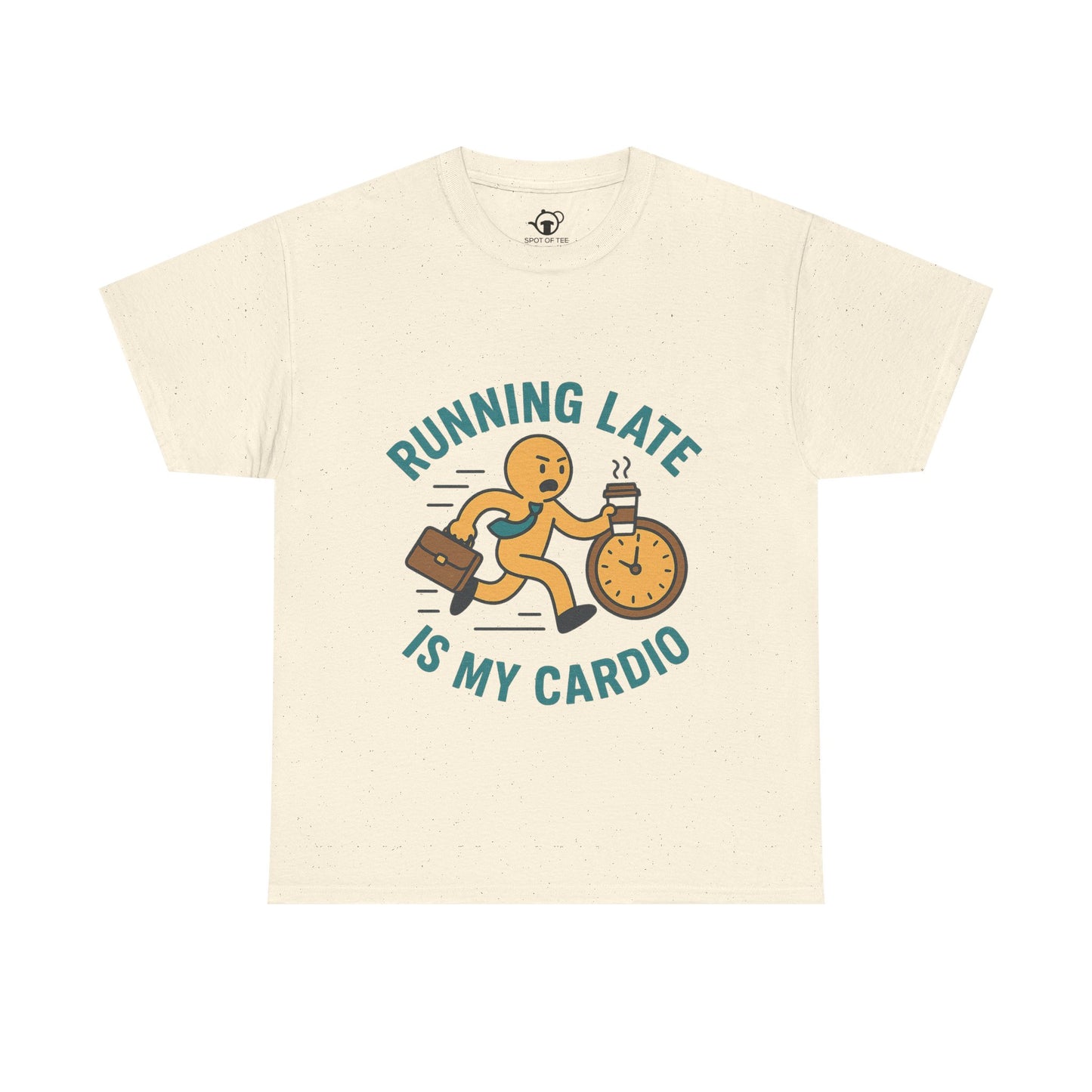 Running late is my cardio