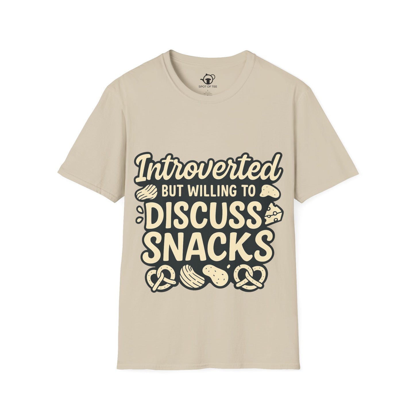 Introverted but will dicuss snacks